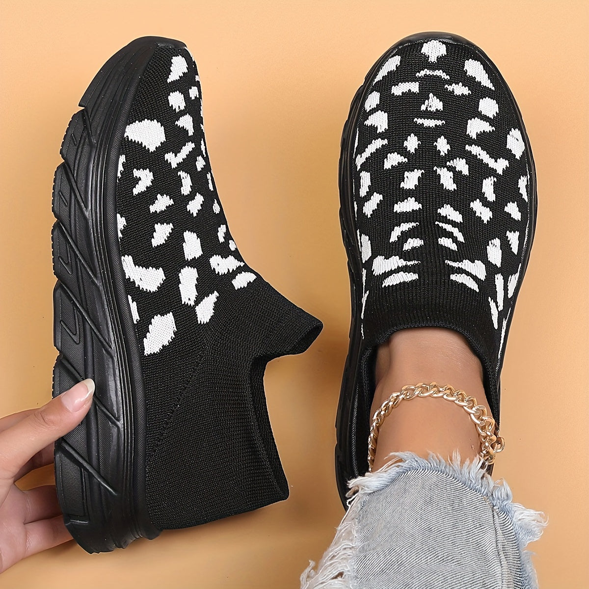 Women's Breathable Heighten Sneakers Casual Running Shoes