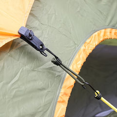 1pc Tent Elastic Rope Bungee Cord Hooks for Camping Boats Luggage