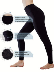 High Waist Long Pants Sports Fitness Yoga Running Leggings