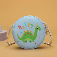 Kids Dinosaur Letter Crossbody Bag Waterproof Coin Purse Wallet