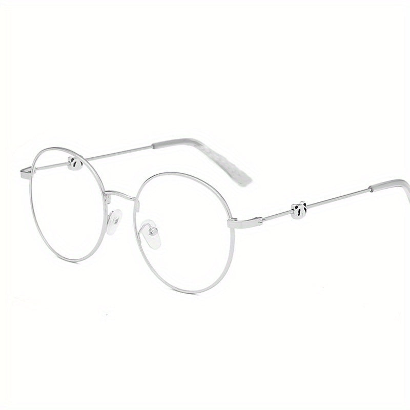 Metal Panda Anti Light Men's Glasses with Glasses Case