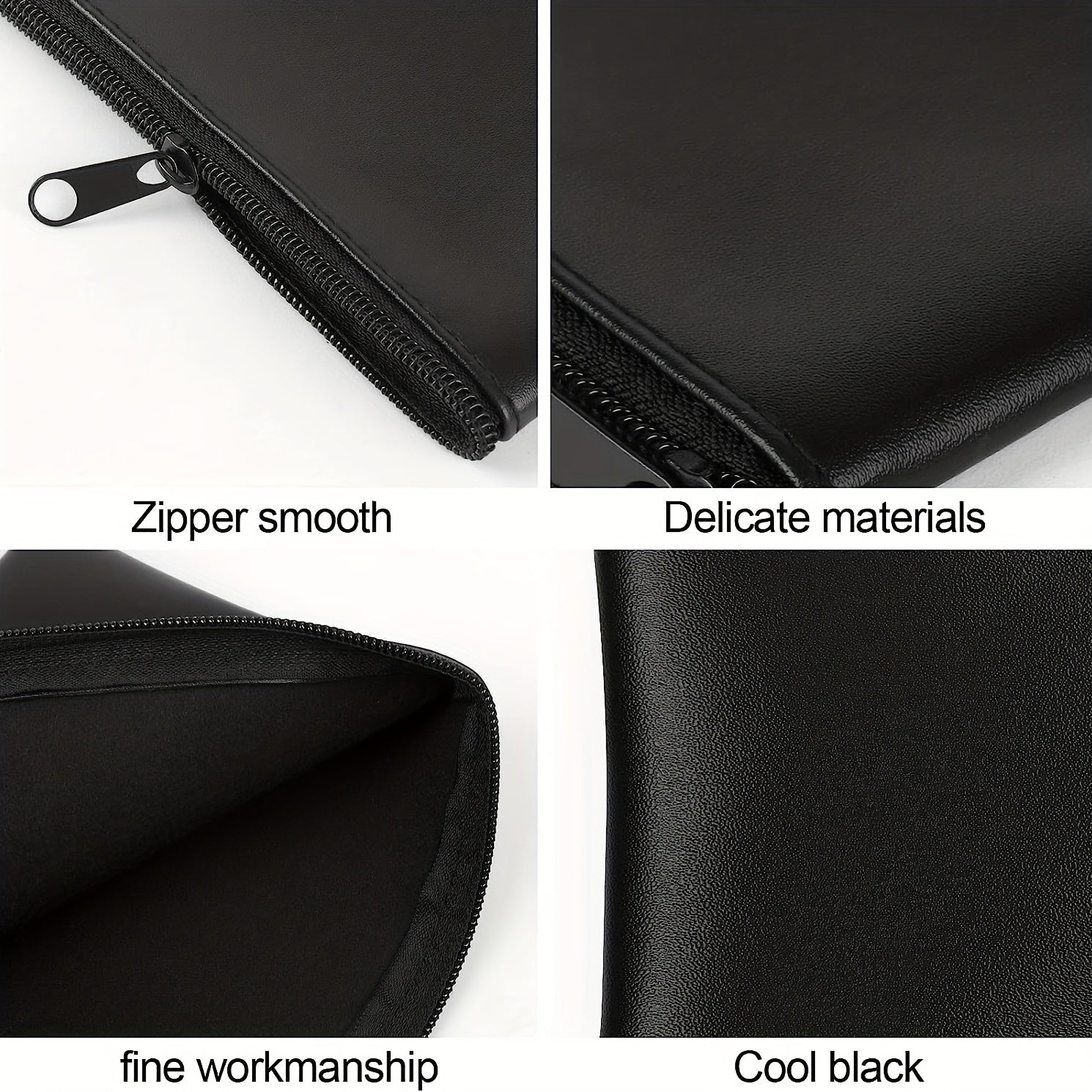 Money Bag With Zipper 11x6 1inch Bank Cash Check Wallet Cosmetics