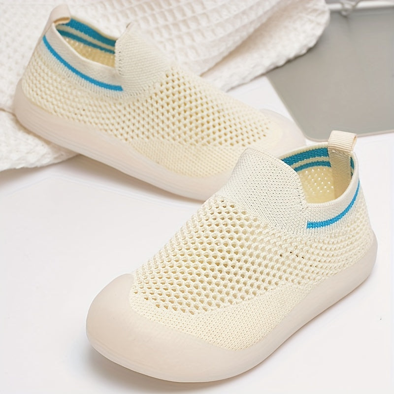 Baby Girls Casual Breathable Slip On Walking Shoes
