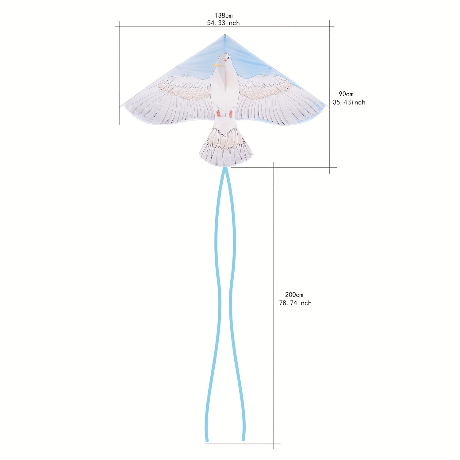 Peace Pigeon Kite With 99 06meter Kite Line