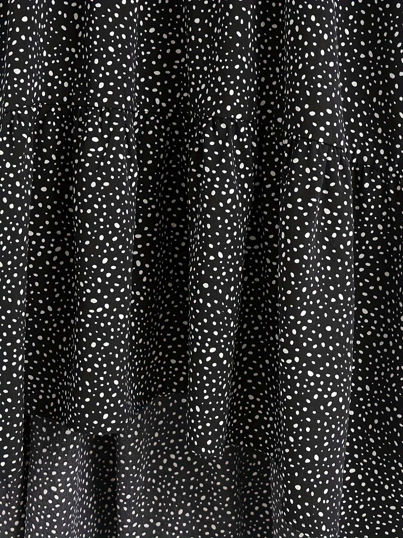 Boho Dress Women's Plus Dot Print Short Sleeve Dress