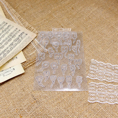 Alphabet Transparent Seal For Kids
