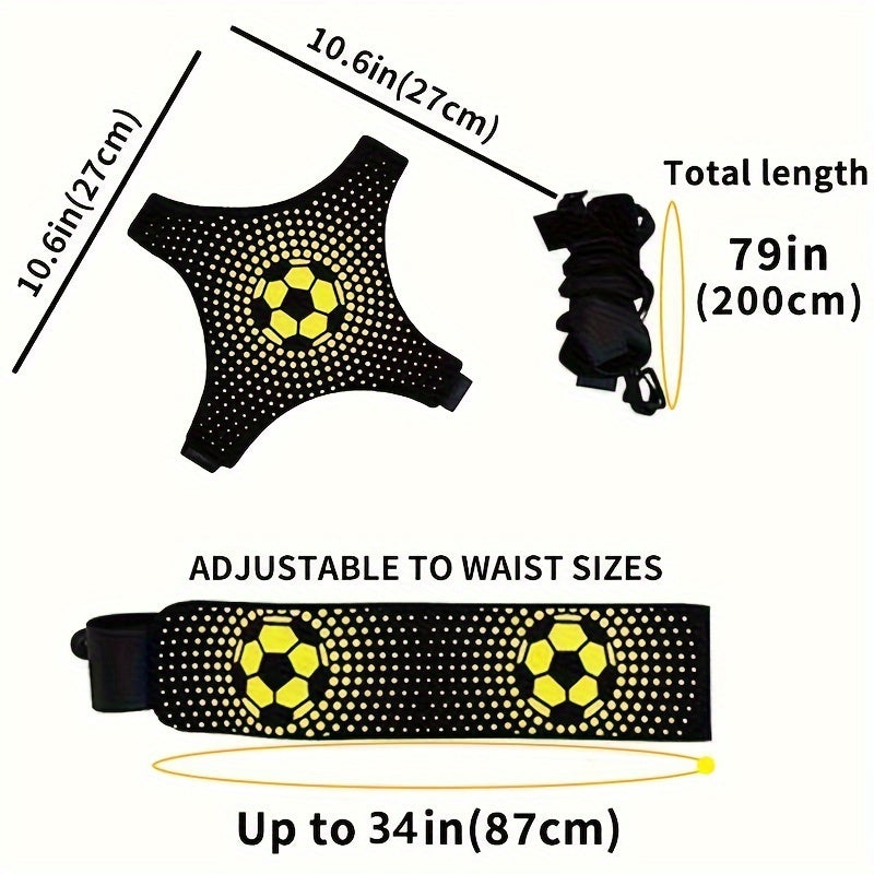 Adjustable Elastic Soccer Ball Trainer with Waist Belt