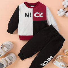 Toddler Boy's Sweatshirt & Trousers Set Fall Winter Tracksuit