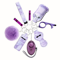 10pcs Personal Alarm Key Chain Bottle Opener Set