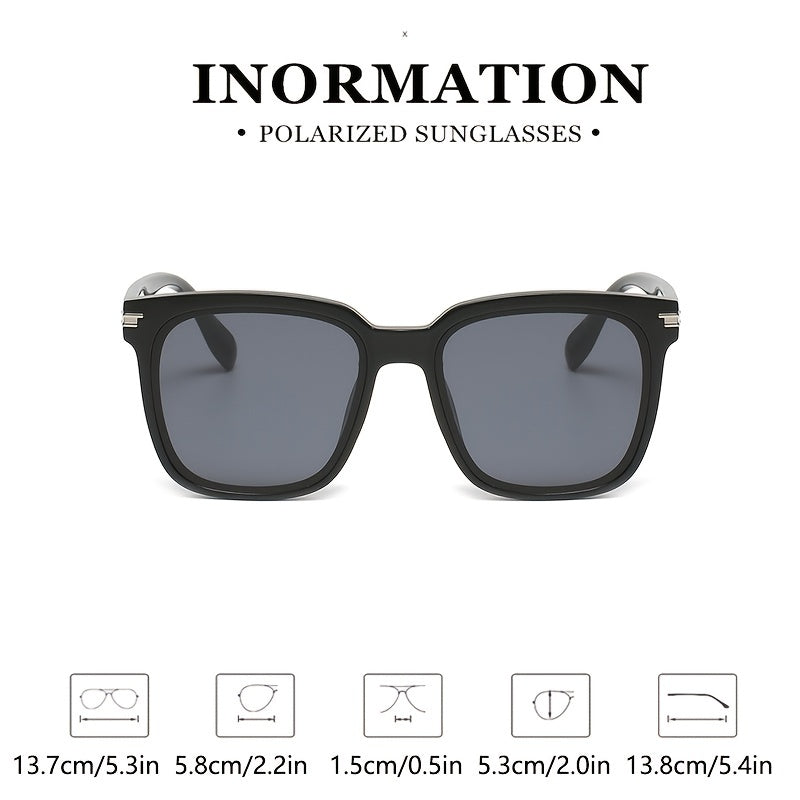 HD Large Frame Sunglasses Box Men Leisure Driving Sunglasses