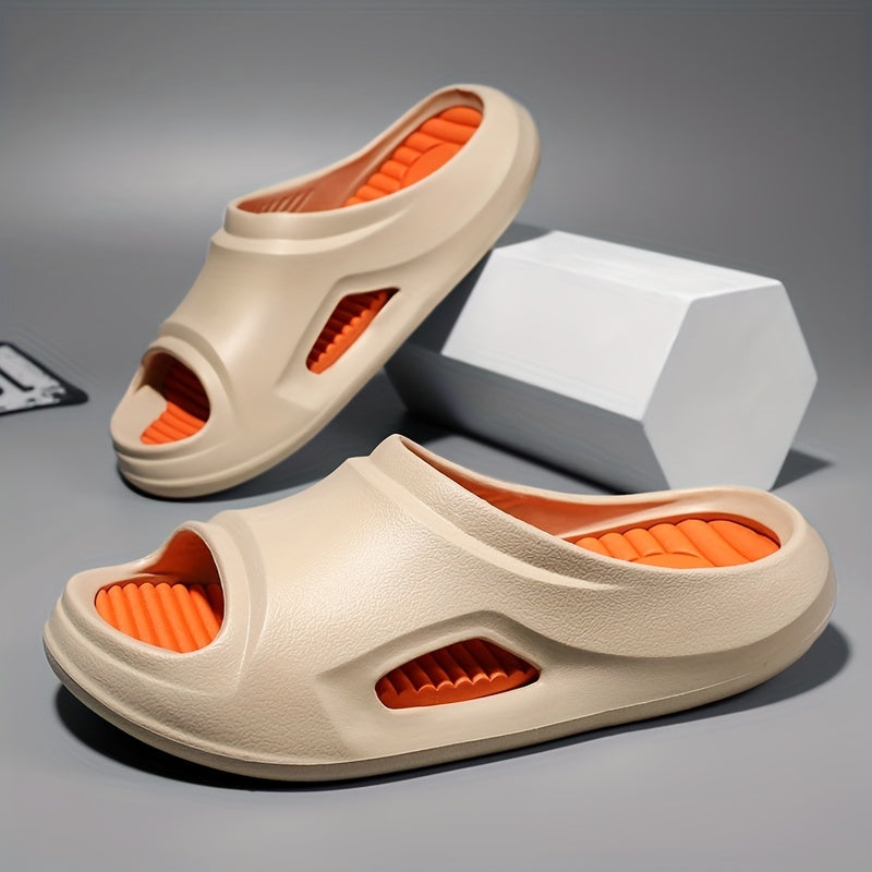 Men's Massage Cloud Slippers Lightweight Open Toe Shoes