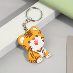 Cute 3D Animal Keychain for Backpacks Purses Keys