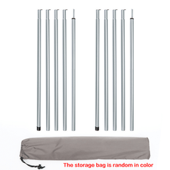 Adjustable Steel Poles Rods for Camping Tarps Shelter