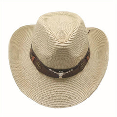 Western Sunhead Cowboy Hat Breathable Summer Gift For Men