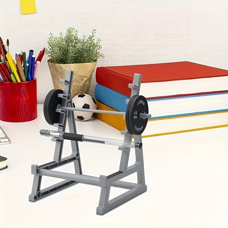 Fitness Equipment Pen Holder Mini Fun Barbell Organizer