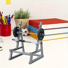 Fitness Equipment Pen Holder Mini Fun Barbell Organizer