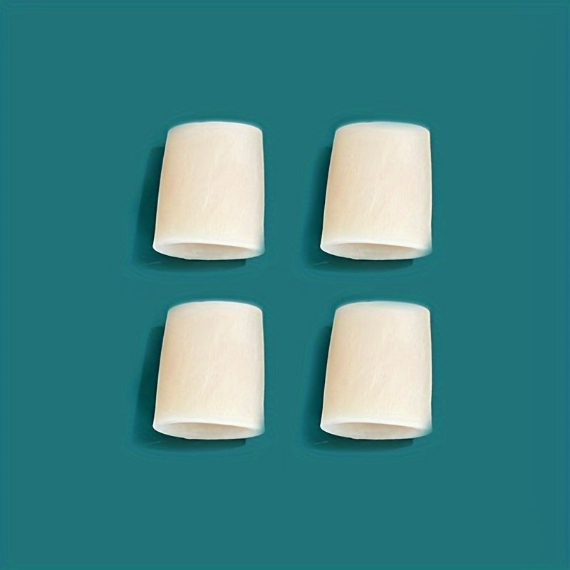 4pcs Silicone Toe Sleeves Overlapping Separator Fit Night Home Use
