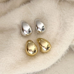 C Shaped Water Drop Women's Earrings