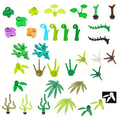 Colorful Leaf Shaped Building Blocks for Educational Play