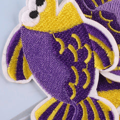 3pcs Fish Patches Iron/Sew On Embroidered Applique Repair Patch DIY Crafts