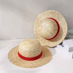 Woven Straw Hats Short Brim Sun Hat Men Women