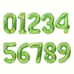 3pcs 32 inch Green Foil Balloons for Engagement Wedding Photos Birthday Decor