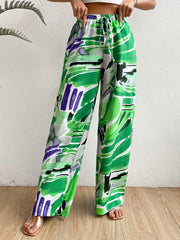 Wide Leg Drawstring Pants Spring & Fall Women's Clothing