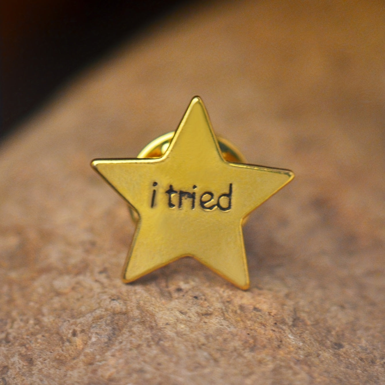 Star Cuff Brooch Enamel Pin