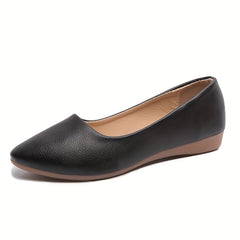 Women's Pointed Toe Flat Shoes Soft Slip-On Casual Walking Flats
