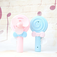 USB Fan Lollipop Handheld Fan Sweet Candy Mini Hand Fan