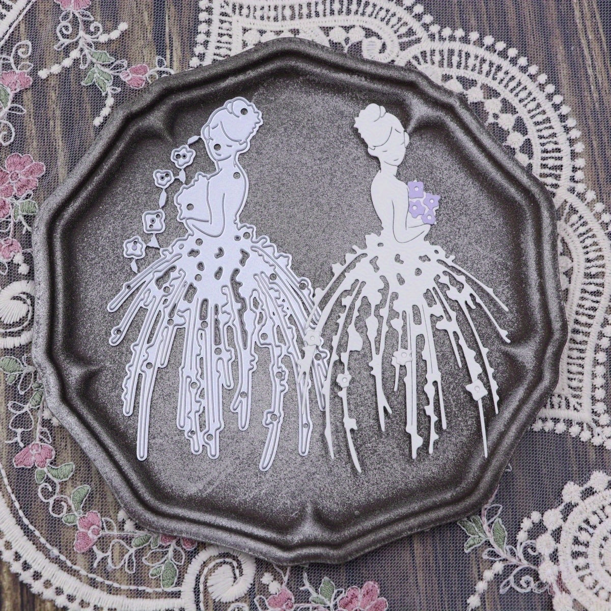 1pc Girl Metal Cutting Die For Card Making DIY Scrapbooking Photo Album