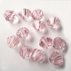 98pcs 6mm Dark Rhombus Crystal Man Glass Beads for DIY Jewelry Making