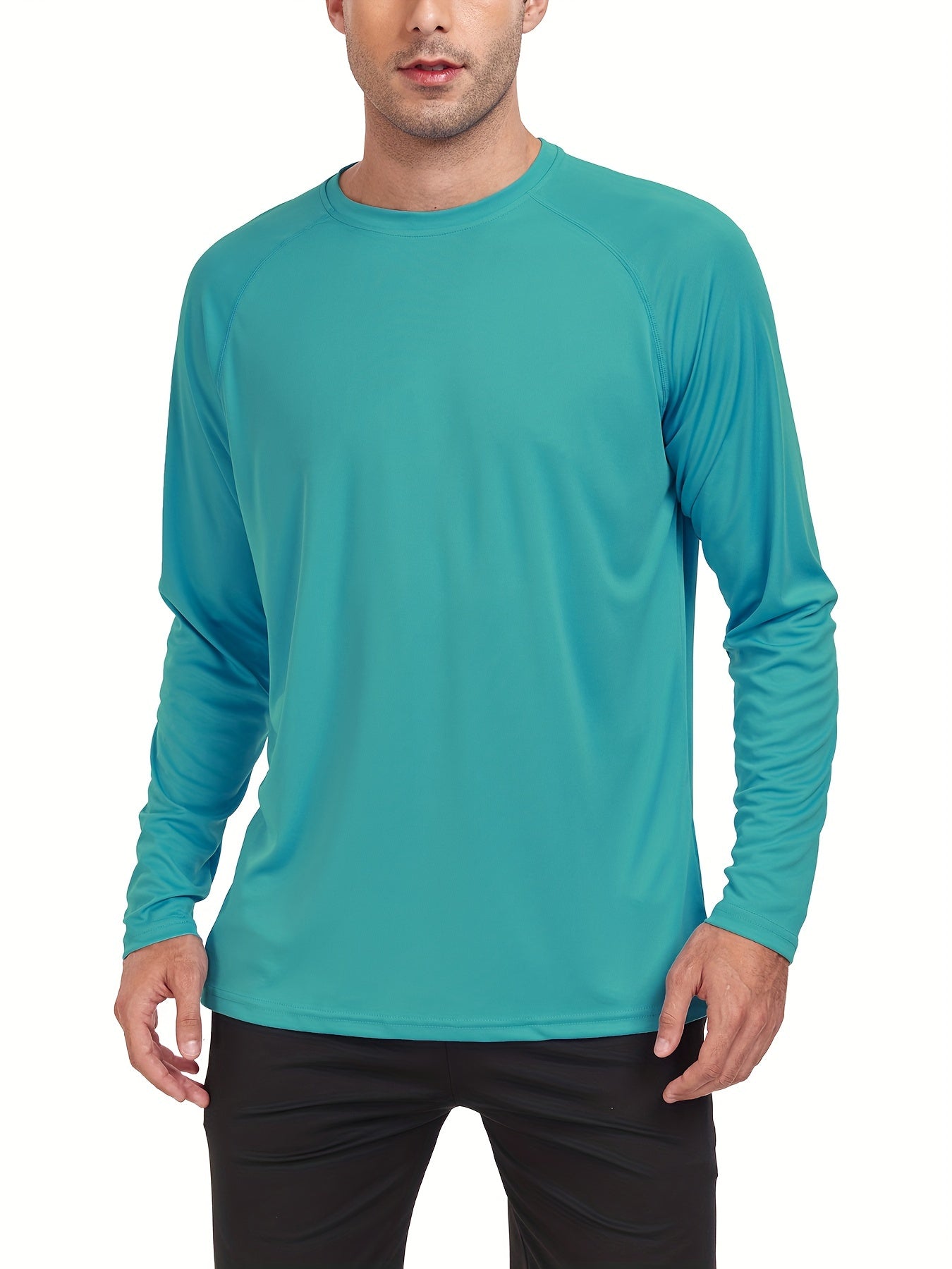 Men's UPF50 Sun Protection T-shirt Quick Dry Long Sleeves