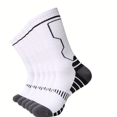 6 Pairs Men's Thickened Warm Sports Socks