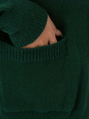 Open Knit Cardigan Loose Casual Sweater for Women