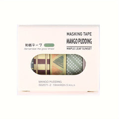 5pcs Journal Tape Decoration Sticker Tape