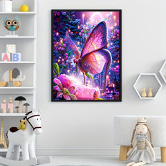 Butterfly Pattern Canvas Painting Poster for Home Wall Decoration