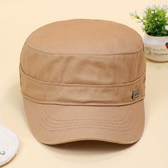 Solid Cotton Newsboy Hat Lightweight Flat Cap
