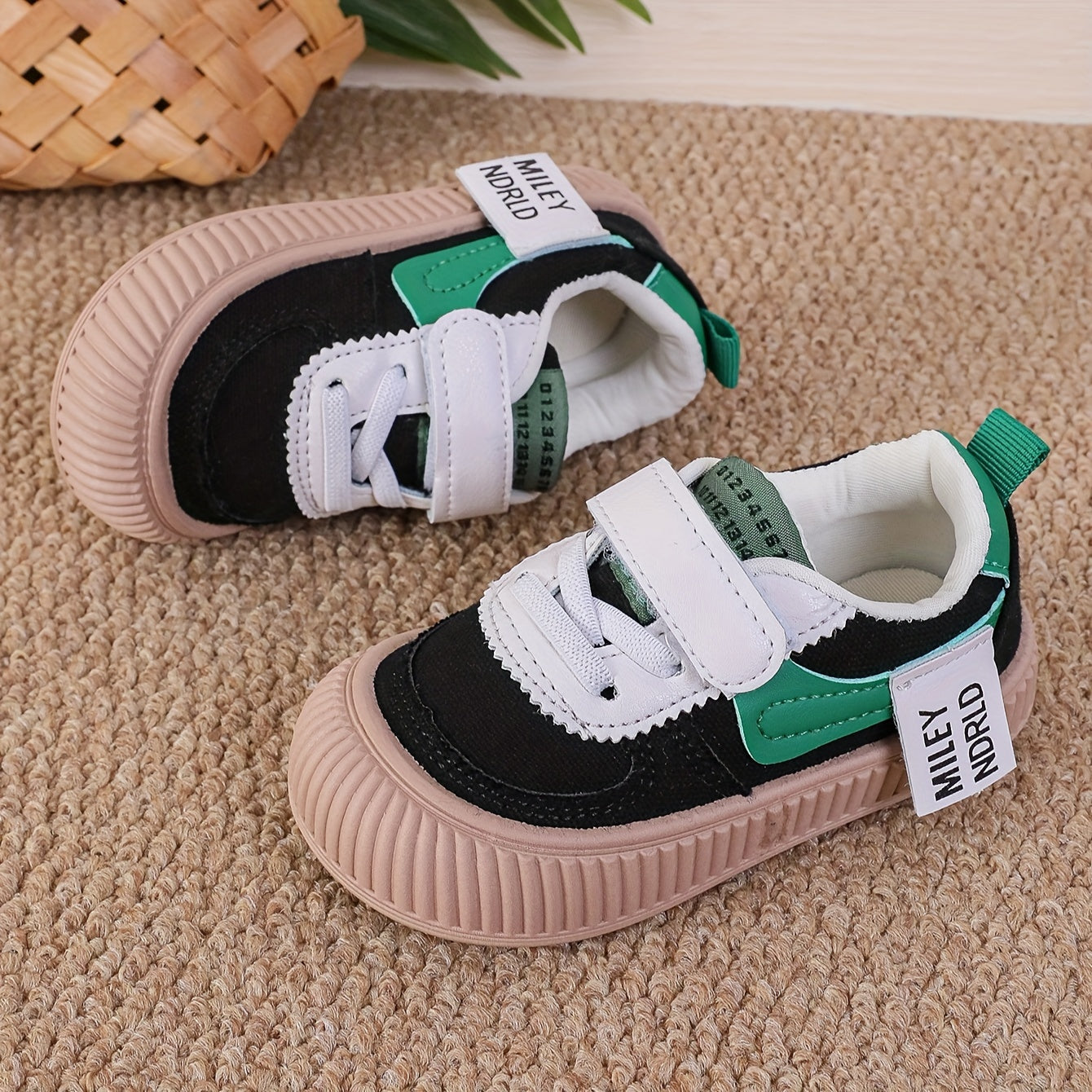 Boys Canvas Shoes Lightweight Anti Slip Sneakers