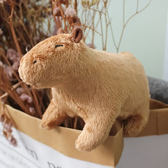 Soft Brown Plush Capybara Rodent Stuffed Animal Great for Kids