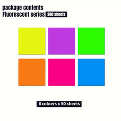 300 Sheets Transparent Sticky Notes Mini Waterproof Square Self Adhesive