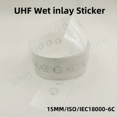 10pcs RFID UHF Tags Long Range Sticker Wet Inlay 860-960mhz
