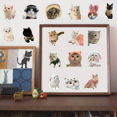 60pcs Animal Stickers Vinyl Decals for Laptop Skateboard Bumper Girl
