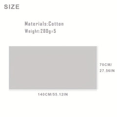 Soft Honeycomb Bath Towel 55x27in 280g