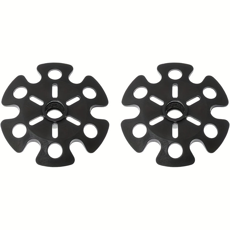 2pcs Trekking Pole Snow Basket Rubber Sand & Mud Baskets For Skiing Stick