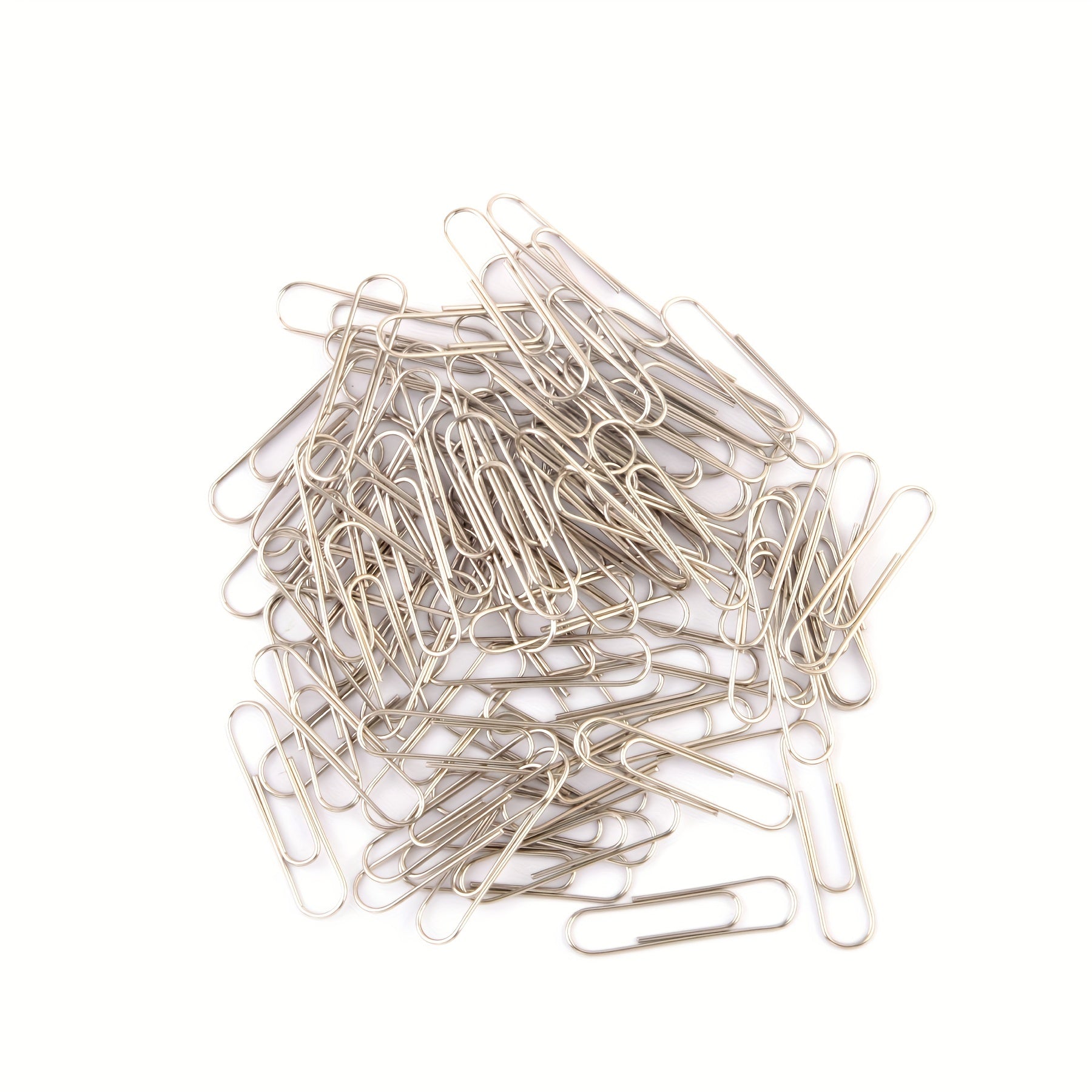 100 Counts 25mm Paper Clips for School & Office Supplies