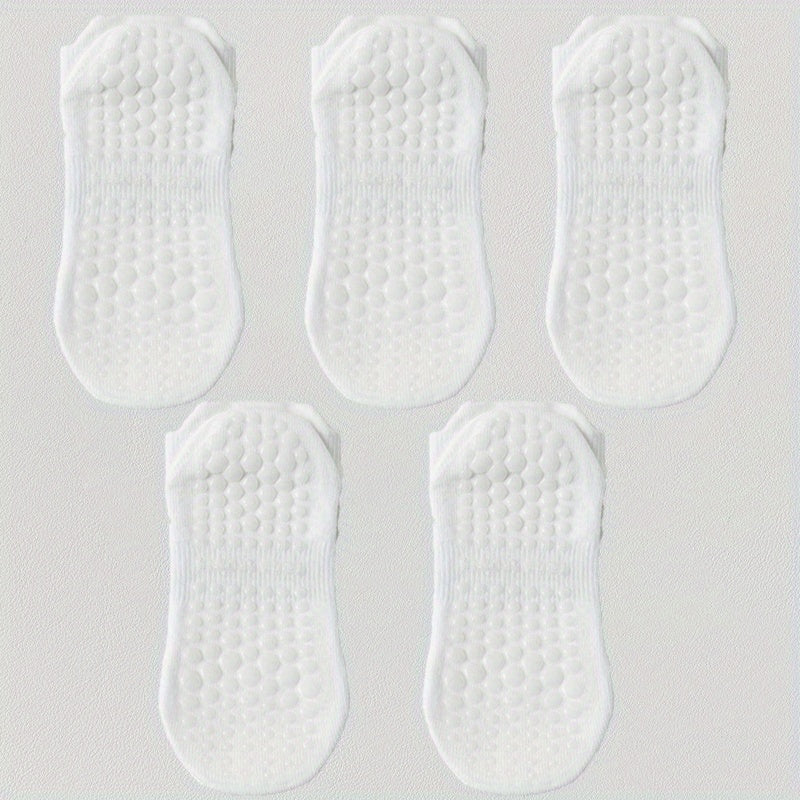Men's Non Slip Mesh Bottom Rubber Dot Cotton Blend Soft Socks
