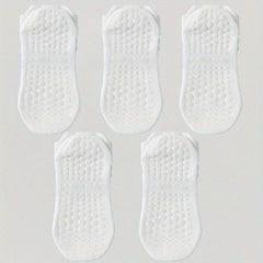 Men's Non Slip Mesh Bottom Rubber Dot Cotton Blend Soft Socks