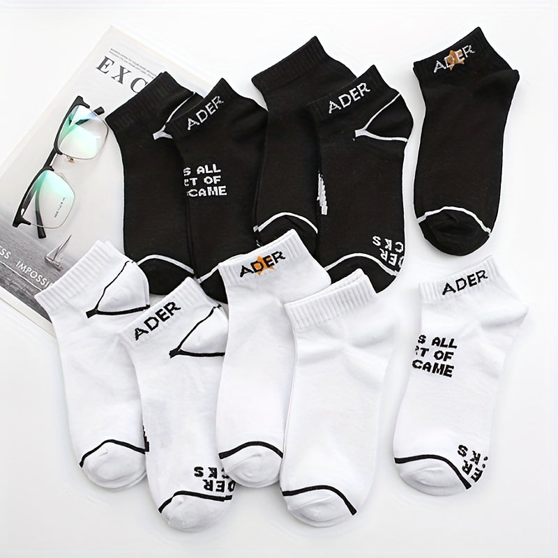 10 Pairs Boys Kids Short Ankle Socks Breathable Comfy Children's Socks