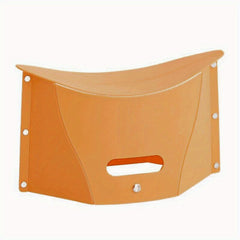 1pc Plastic Folding Chair Portable Seat for Outdoor Activities